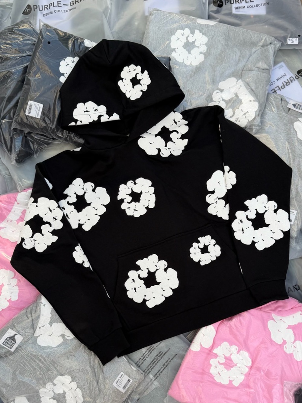 Denim Tears The Cotton Wreath
Hoodie 'Black'